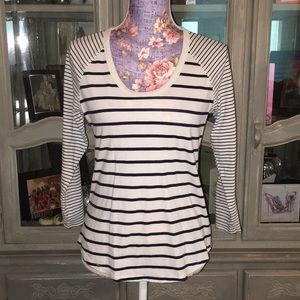 Gap Striped Long Sleeve Top sz Small